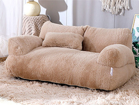 Luxury Cat Bed Sofa Winter Warm Cat Nest Pet Bed for Small Medium Dogs Cats Comfortable Plush Puppy Bed Pet Supplies